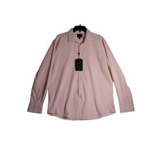 Marc Asher New York L/S Pink Dress Shirt Mens Large 16-16.5